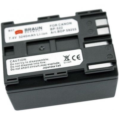 BRAUN BDP-CBP522 3240 mAh baterie - neoriginální