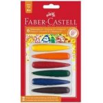 Faber Castell Plastové pastelky voskovky do dlaně 6ks – Zboží Mobilmania