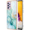 Pouzdro a kryt na mobilní telefon Samsung PROTEMIO 41628 IMD MARBLE Ochranný kryt Samsung Galaxy A23 / A23 5G GREEN