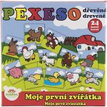 Teddies Pexeso dřevěné Moje první zvířátka – Hledejceny.cz