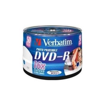 Verbatim DVD-R 4,7GB 16x, AZO, printable, 50ks (43533)