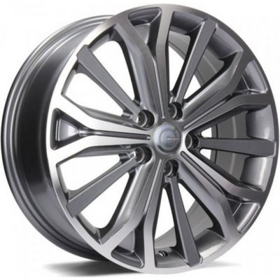 Carbonado Majestic 7x17 5x108 ET46 anthracite front polished – Sleviste.cz