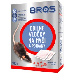 NOHELGARDEN Rodenticid BROS obilné vločky na myši a potkany 5 x 20 g