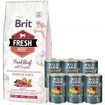 Brit Fresh Beef with Pumpkin Puppy Large 12 kg – Zboží Mobilmania