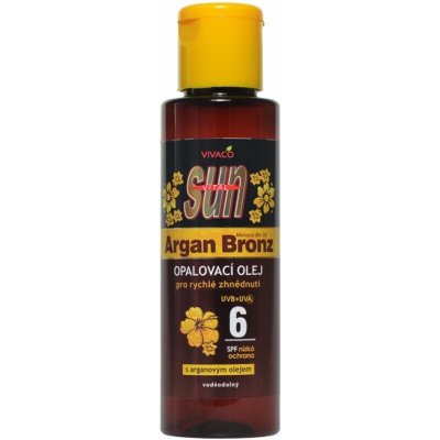 Vivaco Sun Argan Oil Opaľovací olej SPF 6 s arganovým olejem 100 ml – Zboží Dáma