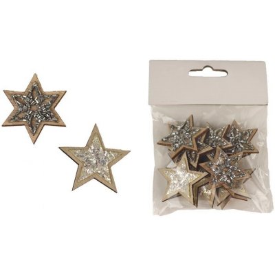 MOREX, s.r.o. Hvězdy nalepovací 4 cm, 12 ks – Zboží Mobilmania