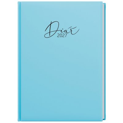 Baloušek David Pastel A5 Denní 2027 modrá – Zboží Živě
