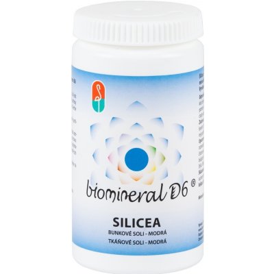 Biomineral D6 SILICEA tkáňové soli MODRÁ 180 tablet – Hledejceny.cz