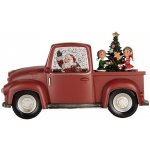 Kouzelné vánoční auto se Santou – hrací skříňka s LED - 28*12*15 cm / 3*AA/ USB - Clayre & Eef – Hledejceny.cz
