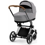 Cybex Kombinovaný Priam 4.0 2022 Manhattan Grey + Chrome/Brown – Zboží Dáma