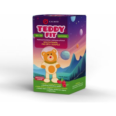 Galmed TeddyFit gummies Astronaut 50 + 10 bonbónů – Hledejceny.cz