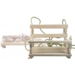 Lamps houpačka dřevěná barevná 1004458 40 x 30 cm – Zboží Dáma