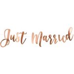 PartyDeco Banner Bride to be zlatý 80 x 19 cm – Zboží Dáma