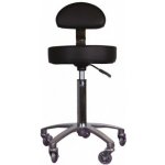 ChD Kulatá stolička s opěrátkem a kolečky nechytajícími chlupy – Hledejceny.cz