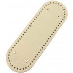 Pro Háčkování Koženkové dno na kabelku s nožkami 30x 10 cm vanilkové – Zboží Dáma