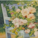 Ubrousek 33x33cm RŮŽE – HobbyKompas.cz
