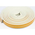 Vorel Těsnění do oken a dveří samolepící 9x7,4mm TYP D bílé 6M – Hledejceny.cz