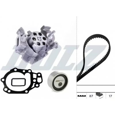 DOLZ Vodní pumpa - sada ozubeného řemene DLZ KD348 – Zboží Mobilmania