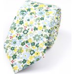 Decofashion Kravata s květy zelená – Hledejceny.cz