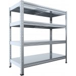 Biedrax Regál 40 x 90 x 120 cm pozink 4 police – Sleviste.cz