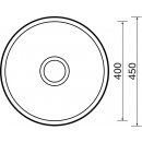 Sinks ROUND 450 M matný