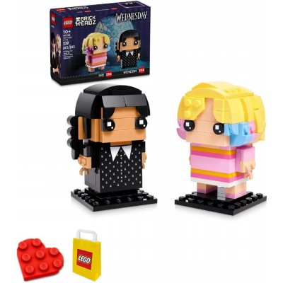 LEGO® BrickHeadz 40750 Wednesday a Enid – Zboží Živě