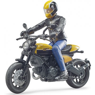 Bruder 63053 Ducati Scrambler Full Throttle s figurkou motorkáře – Zbozi.Blesk.cz