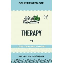 Weed Revolution Therapy Indoor CBD 20% THC 1% 10 g