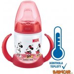 Nuk lahvička na učení Mickey s kontrolou teploty červená 150 ml – Zboží Dáma Nuk lahvička na učení Mickey s kontrolou teploty červená 150 ml – Zboží Dáma