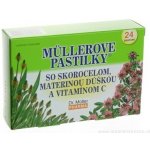 Dr. Müller Pharm Müllerovy pastilky se skořicí a mateřídouškou a vitamínem C 24 ks – Hledejceny.cz