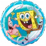 GRABO Kruh SpongeBob 18" 46cm fóliový balónek nafukovací – Zbozi.Blesk.cz
