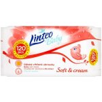 Linteo Baby Soft and Cream vlhčené ubrousky 120 ks – Sleviste.cz