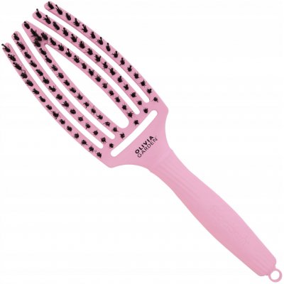 Olivia Garden Fingerbrush Boar & Nylon kartáč na vlasy s nylonovými a kančími štětinami – Zboží Dáma