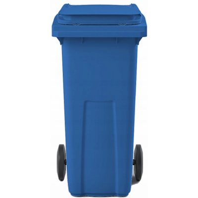 Meva popelnice s víkem, plastová, modrá, 120 l MT0004-1 – Zbozi.Blesk.cz