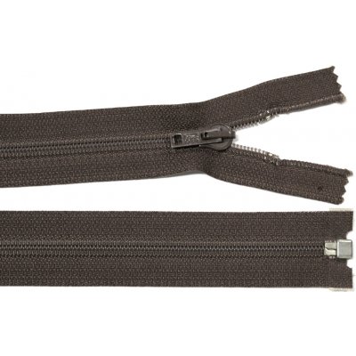 Spirálový zip no.5 rozepínací 60cm - více barev color: 705 tmavě hnědá – Hledejceny.cz