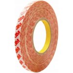 3M oboustranná lepicí vysoce transparentní páska 12 mm x 50 m – Zboží Mobilmania