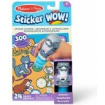 Melissa and Doug Razítko samolepkami Sticker Wow Kočka – Sleviste.cz