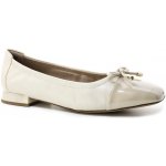 Caprice baleríny s mašličkou Cream 9-22104-42 perlato – Zboží Mobilmania