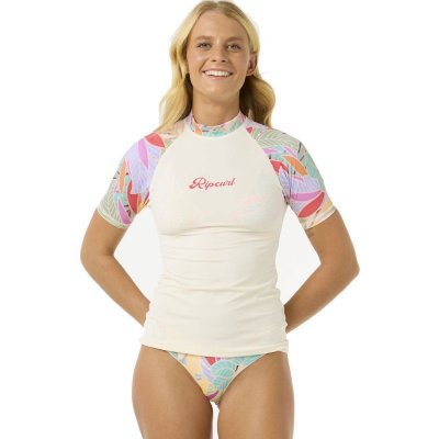 Rip Curl LYKRA CALA VADELLA SS WMS bílá – Zboží Dáma
