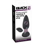 Black Velvets Remote Controlled Silicone Rotating & Vibrating Plug – Sleviste.cz