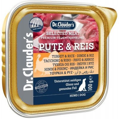 Dr.Clauder's Adult Dog Krůtí s rýží 100 g – Sleviste.cz