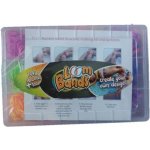 Udělej si svůj náramek - gumičky 1440ks s doplňky v plastové krabičce v sáčku – Zboží Dáma