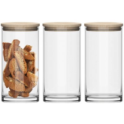 Trend For Home Eco Storage Ukládací sklenice 3 x 1385 ml