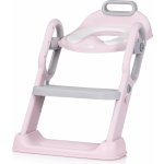 Chipolino Záchodové prkénko se žebříkem Flippy Pink – Zboží Mobilmania