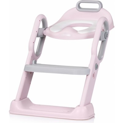 Chipolino Záchodové prkénko se žebříkem Flippy Pink – Zboží Mobilmania