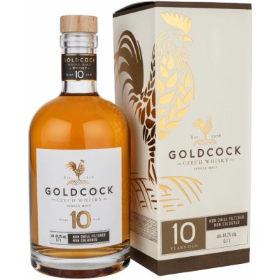 Gold Cock Whisky 10y 49,2% 0,7 l (karton) – Zboží Mobilmania