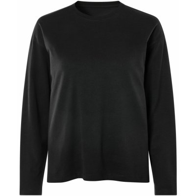 esmara Dámské triko s dlouhými rukávy s BIO bavlnou černá – Zboží Dáma