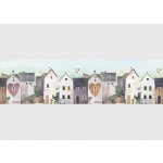 AG Design WBD-8495 Dětská samolepící bordura Půvabné Sousedství, rozměry 5 m x 13,8 cm – Zboží Dáma