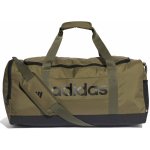 adidas Linear Duffel M OLISTR/BLACK Hnědá 40 L – Sleviste.cz