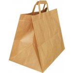 Papírová taška hnědá ploché ucho – Zboží Dáma